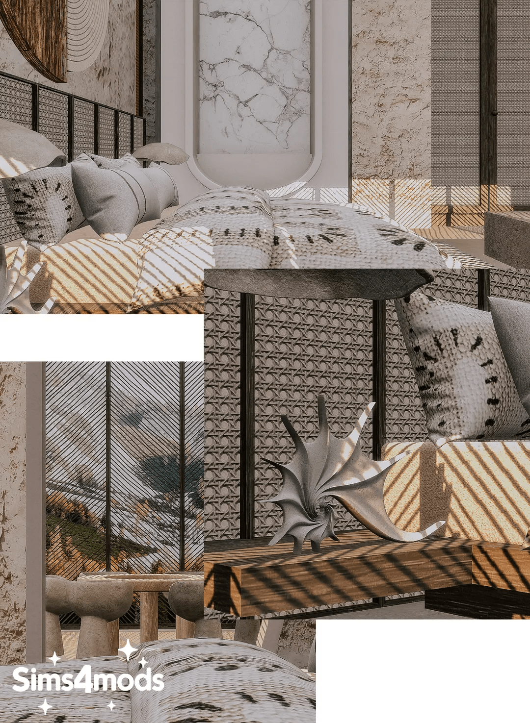 Галерея мода Спальня Halo Bedroom Set #2